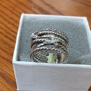 David Yurman Authentic Diamond Crossover Ring